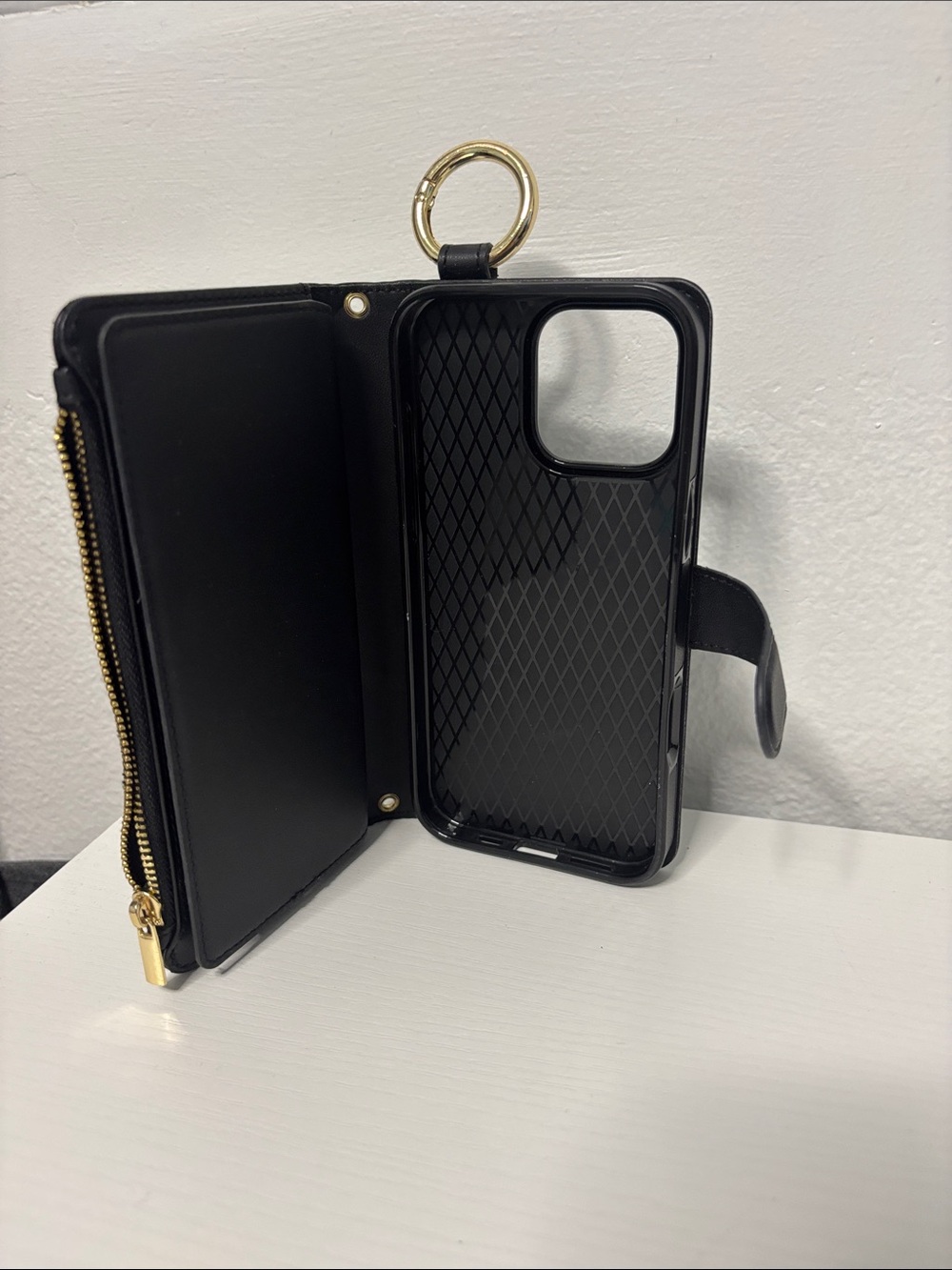 Asuwish Phone Case for iPhone 14 Plus 6.7 inch Zipper Wallet with Screen Protect